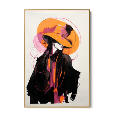 Quadro Stampa su Tela Contrasto elegante - CupidoDesign