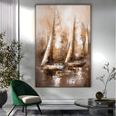 Quadro Stampa su Tela Crepuscolo Ardente - CupidoDesign