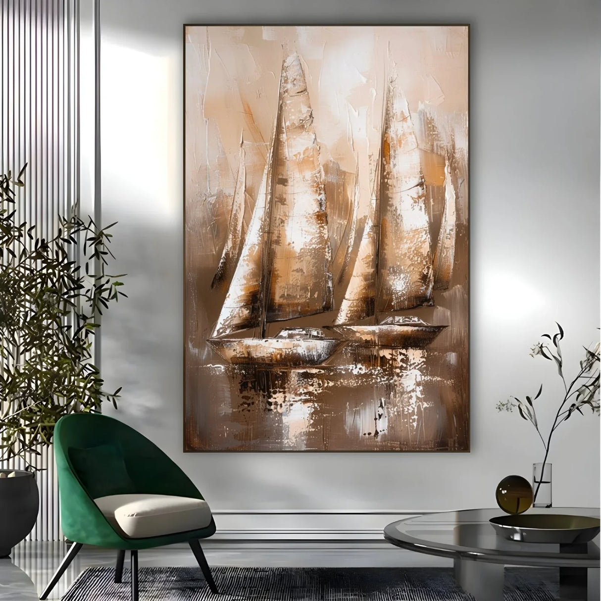 Quadro Stampa su Tela Crepuscolo Ardente - CupidoDesign