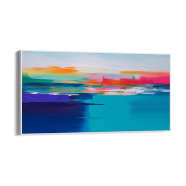 Quadro Stampa su Tela Crepuscolo Colorato - CupidoDesign