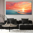 Quadro Stampa su Tela Crepuscolo Marino - CupidoDesign