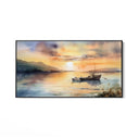 Quadro Stampa su Tela Crepuscolo sul lago - CupidoDesign