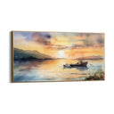 Quadro Stampa su Tela Crepuscolo sul lago - CupidoDesign