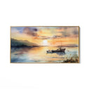Quadro Stampa su Tela Crepuscolo sul lago - CupidoDesign