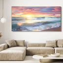Quadro Stampa su Tela Crepuscolo sul mare - CupidoDesign