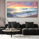 Quadro Stampa su Tela Crepuscolo sul mare - CupidoDesign