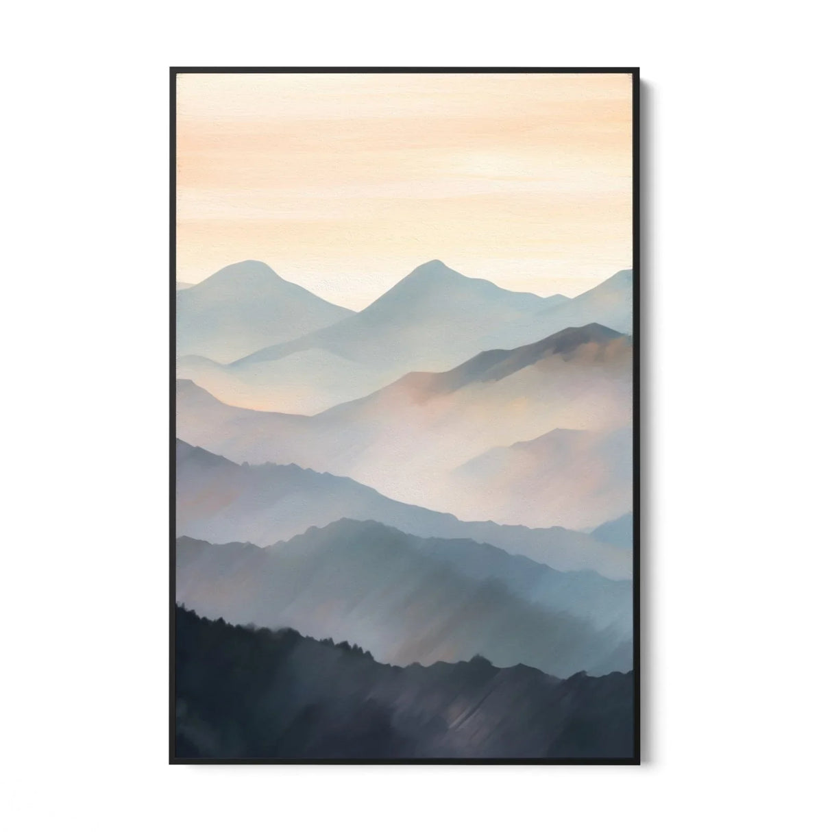 Quadro Stampa su Tela Crepuscolo sulle cime - CupidoDesign