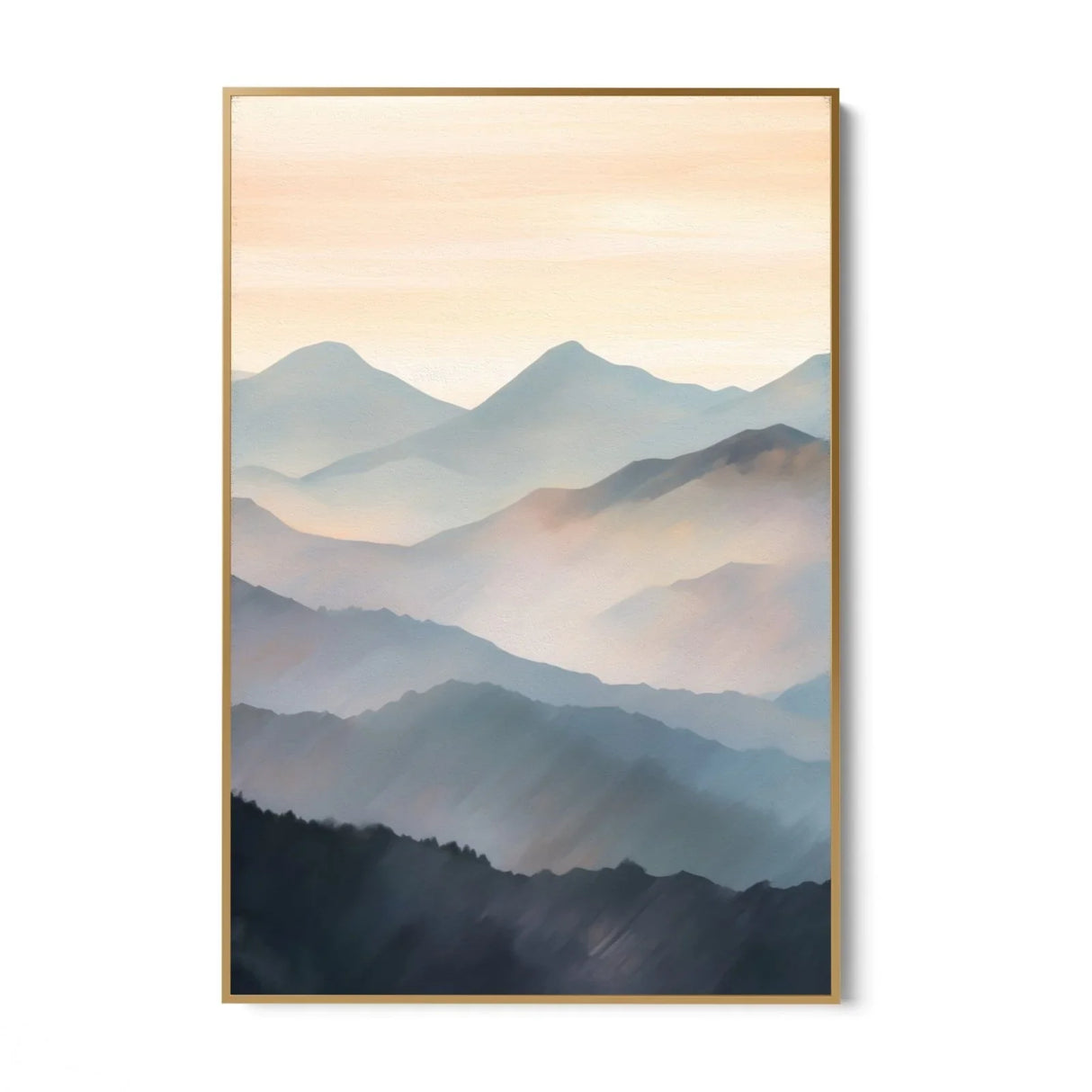 Quadro Stampa su Tela Crepuscolo sulle cime - CupidoDesign