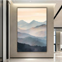Quadro Stampa su Tela Crepuscolo sulle cime - CupidoDesign