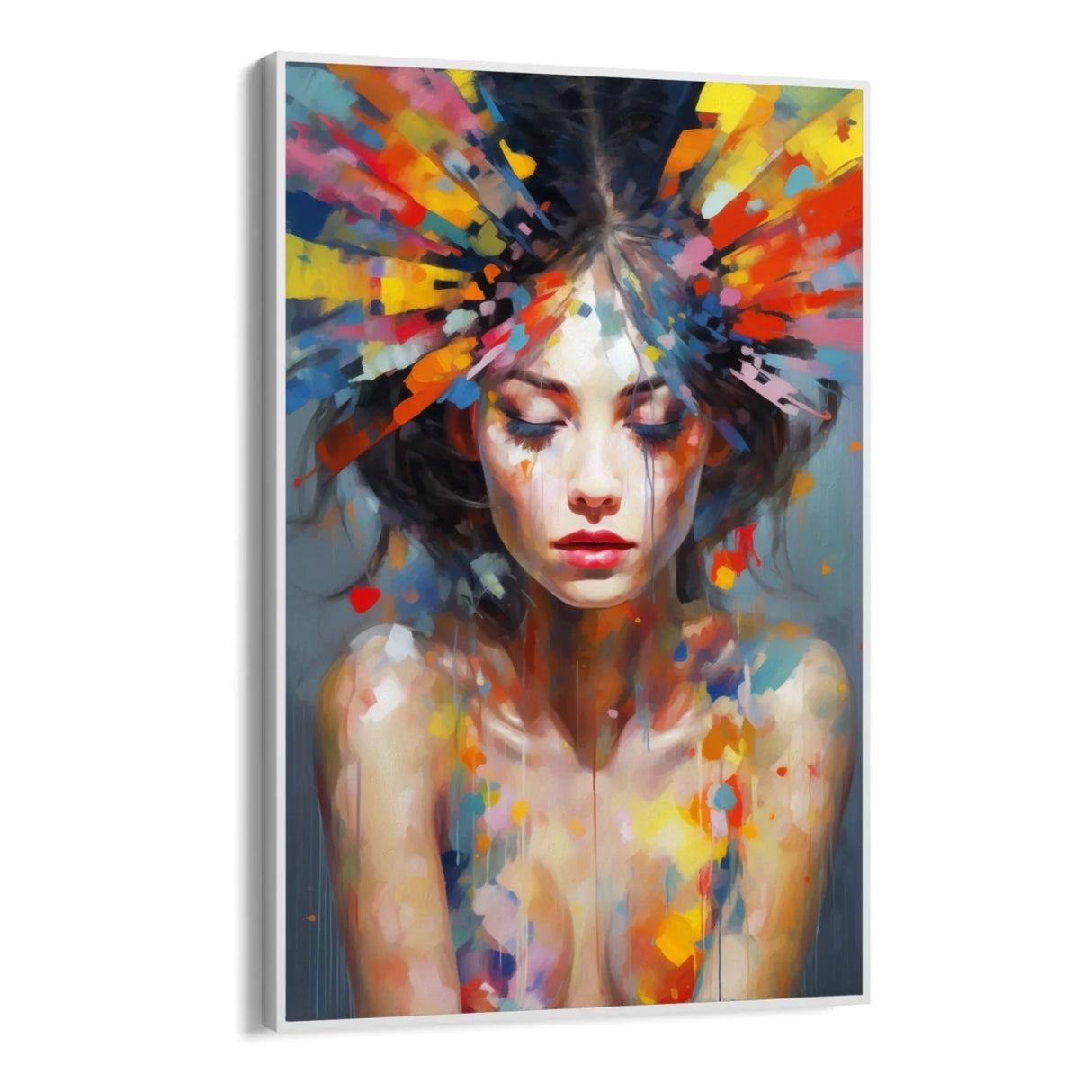 Quadro Stampa su Tela Cromatismi Femminili - CupidoDesign