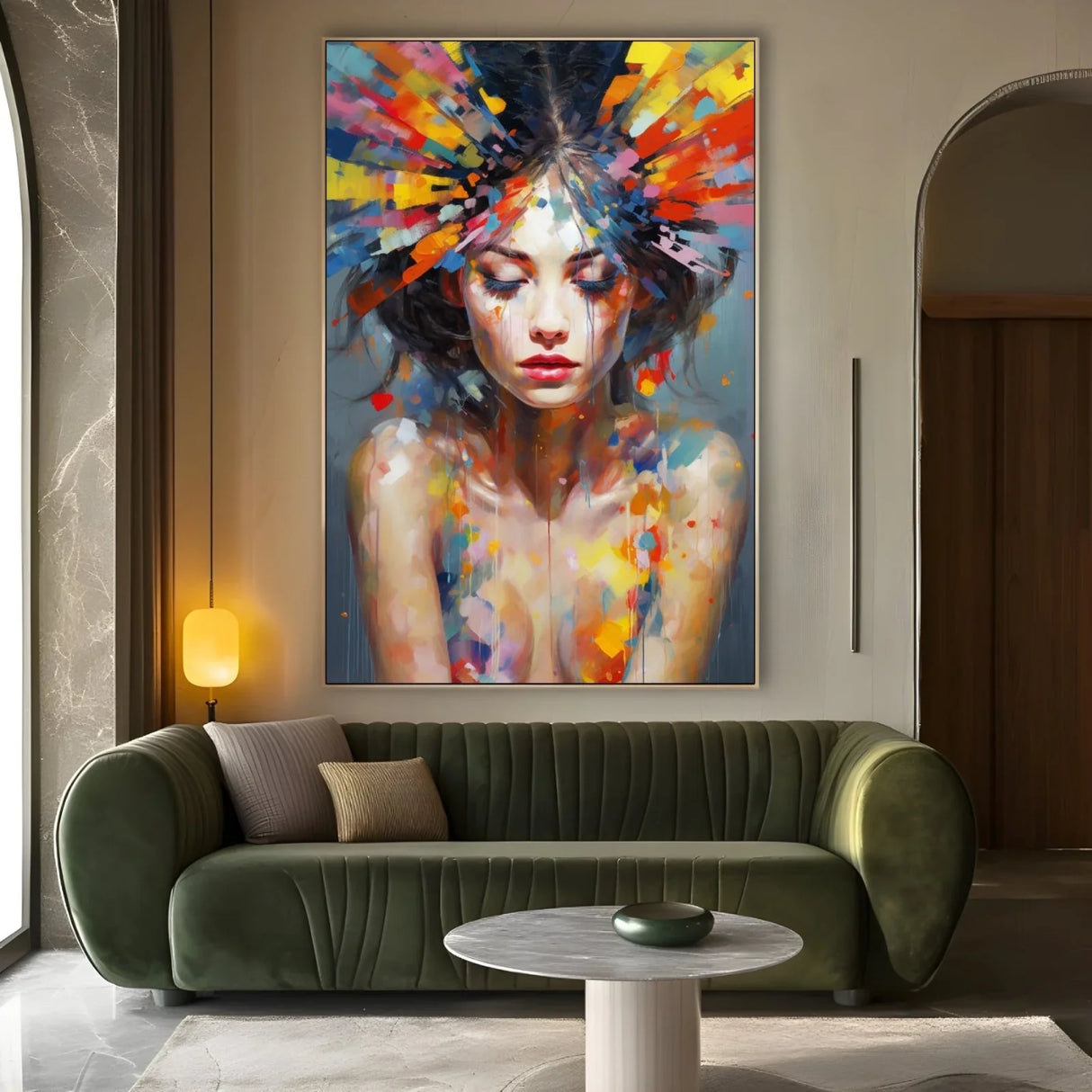 Quadro Stampa su Tela Cromatismi Femminili - CupidoDesign