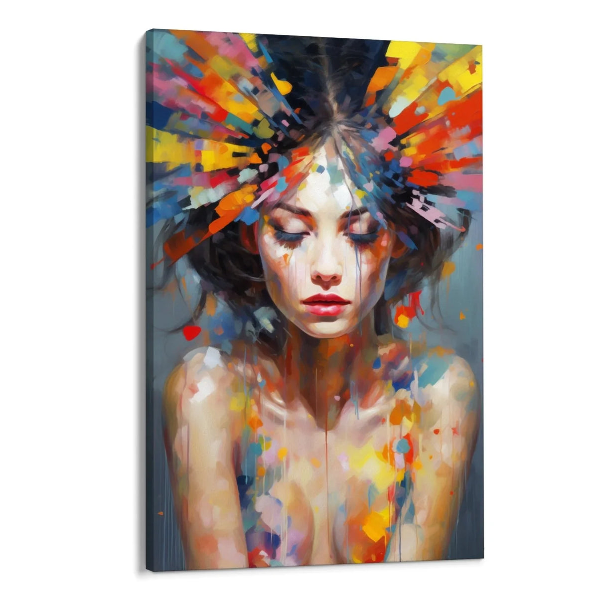 Quadro Stampa su Tela Cromatismi Femminili - CupidoDesign