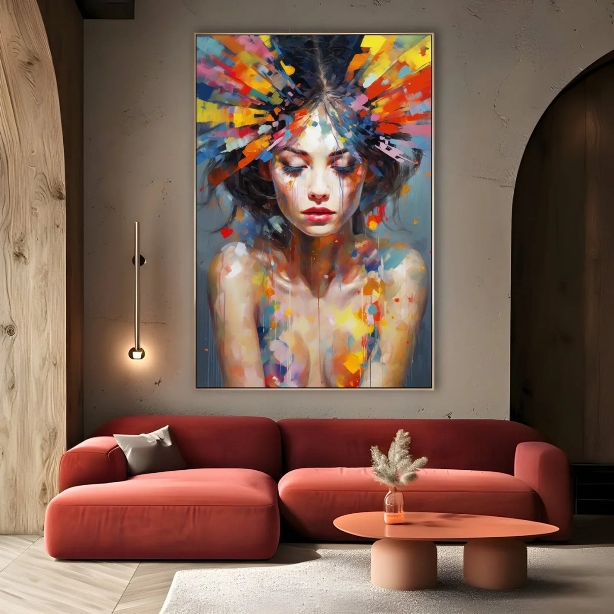 Quadro Stampa su Tela Cromatismi Femminili - CupidoDesign