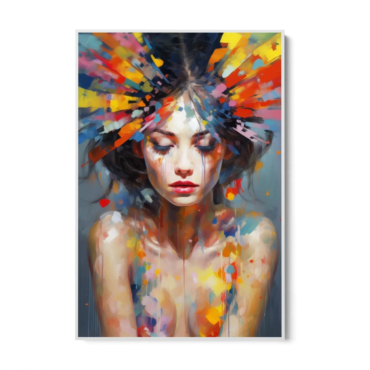 Quadro Stampa su Tela Cromatismi Femminili - CupidoDesign