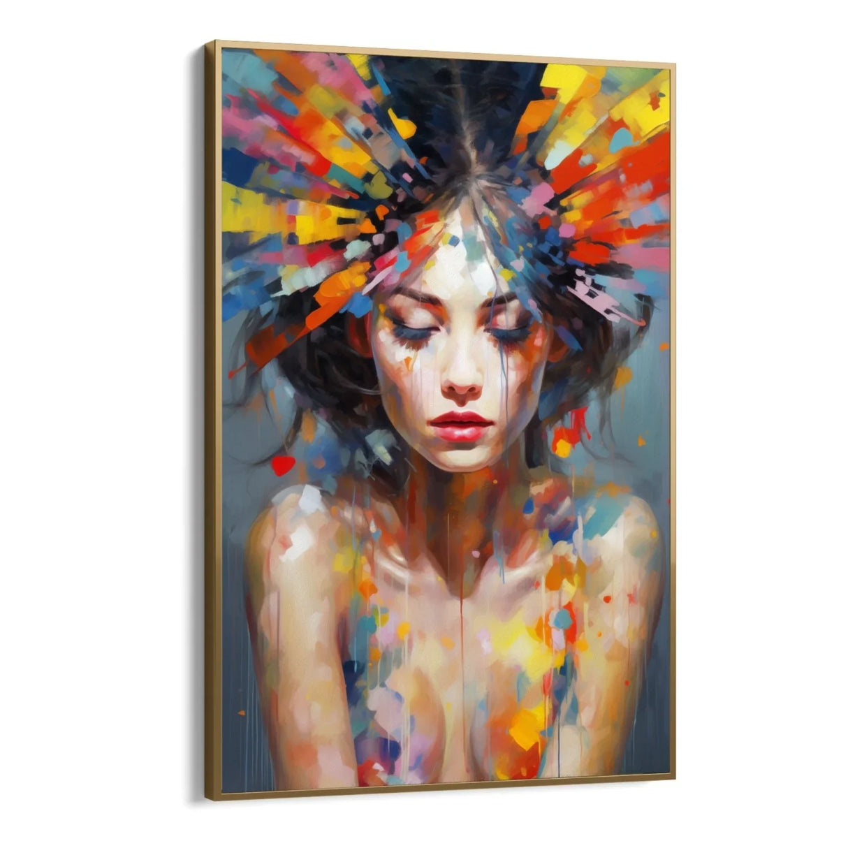 Quadro Stampa su Tela Cromatismi Femminili - CupidoDesign