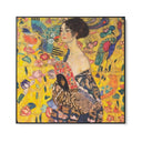 Quadro Stampa su Tela Dama con ventaglio, Gustav Klimt - CupidoDesign