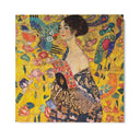 Quadro Stampa su Tela Dama con ventaglio, Gustav Klimt - CupidoDesign