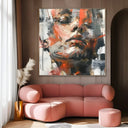 Quadro Stampa su Tela Danza di colori - CupidoDesign