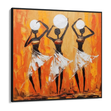 Quadro Stampa su Tela Danza di Seta - CupidoDesign