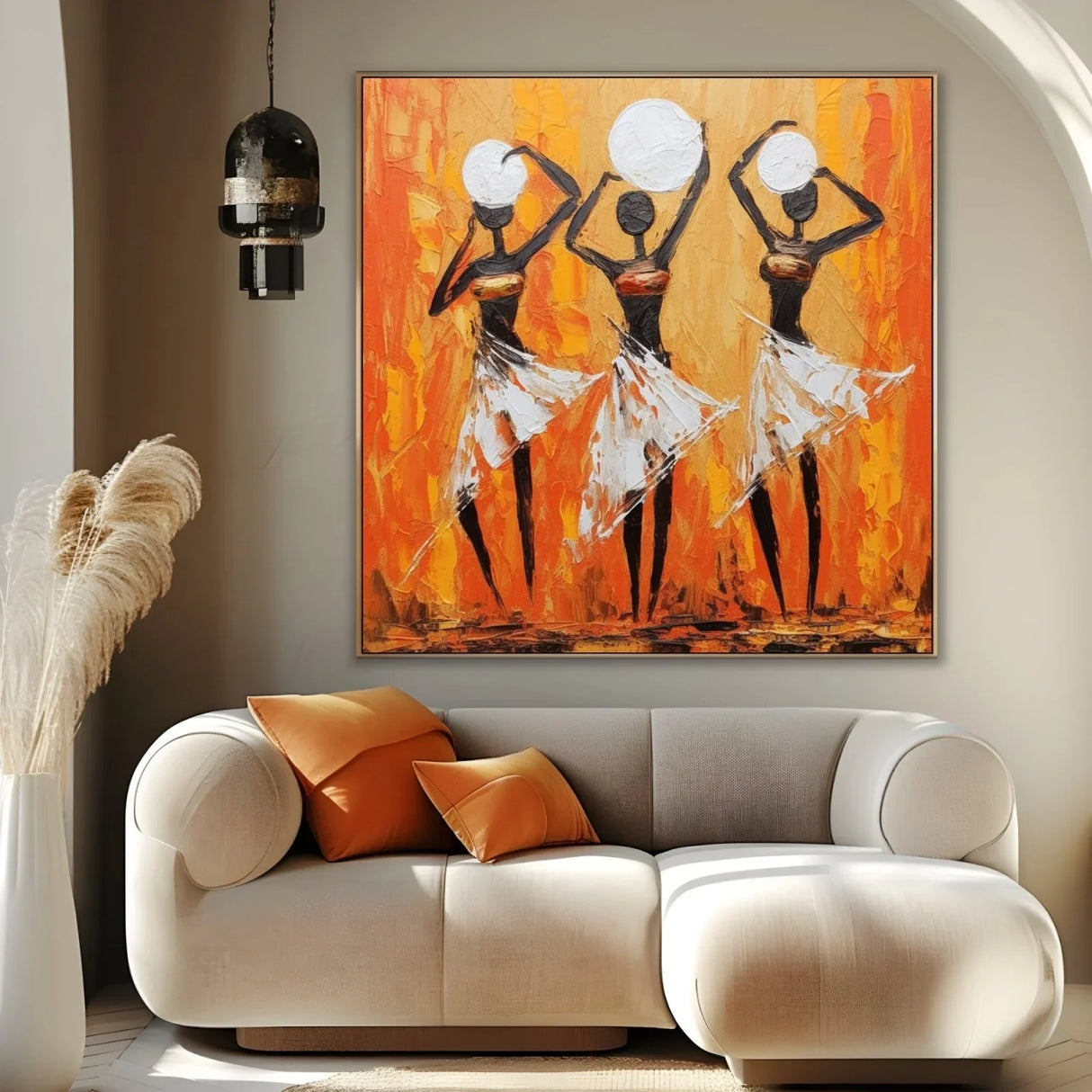 Quadro Stampa su Tela Danza di Seta - CupidoDesign
