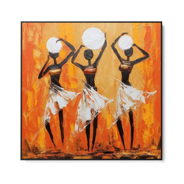 Quadro Stampa su Tela Danza di Seta - CupidoDesign