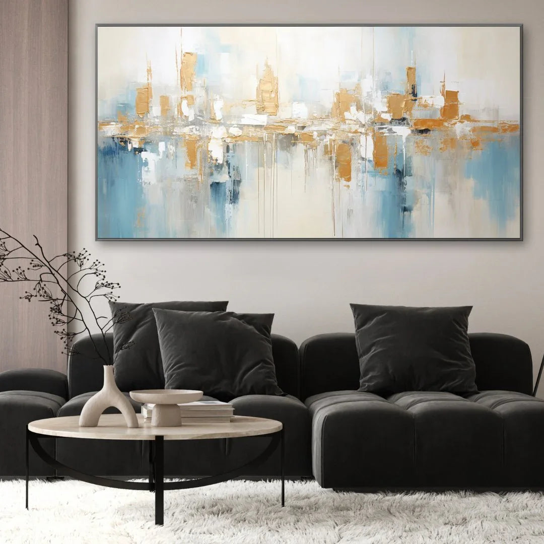 Quadro Stampa su Tela Danze di Luce e Ombra - CupidoDesign
