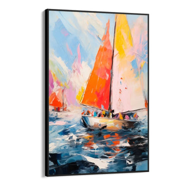Quadro Stampa su Tela Danze nel Blu - CupidoDesign