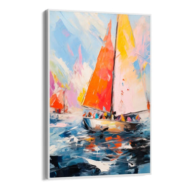 Quadro Stampa su Tela Danze nel Blu - CupidoDesign