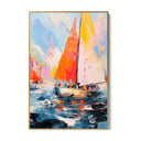 Quadro Stampa su Tela Danze nel Blu - CupidoDesign