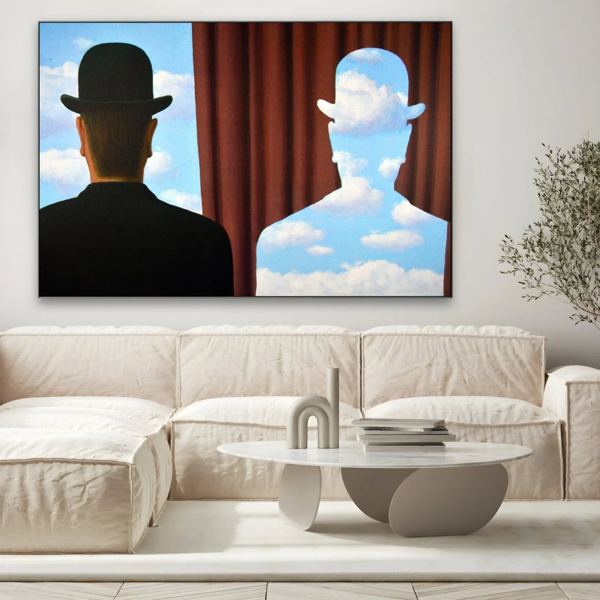 Quadro Stampa su Tela Decalcomania, Rene Magritte - CupidoDesign