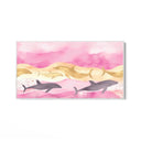 Quadro Stampa su Tela Delfini - CupidoDesign