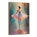Quadro Stampa su Tela Delicata Ballerina - CupidoDesign