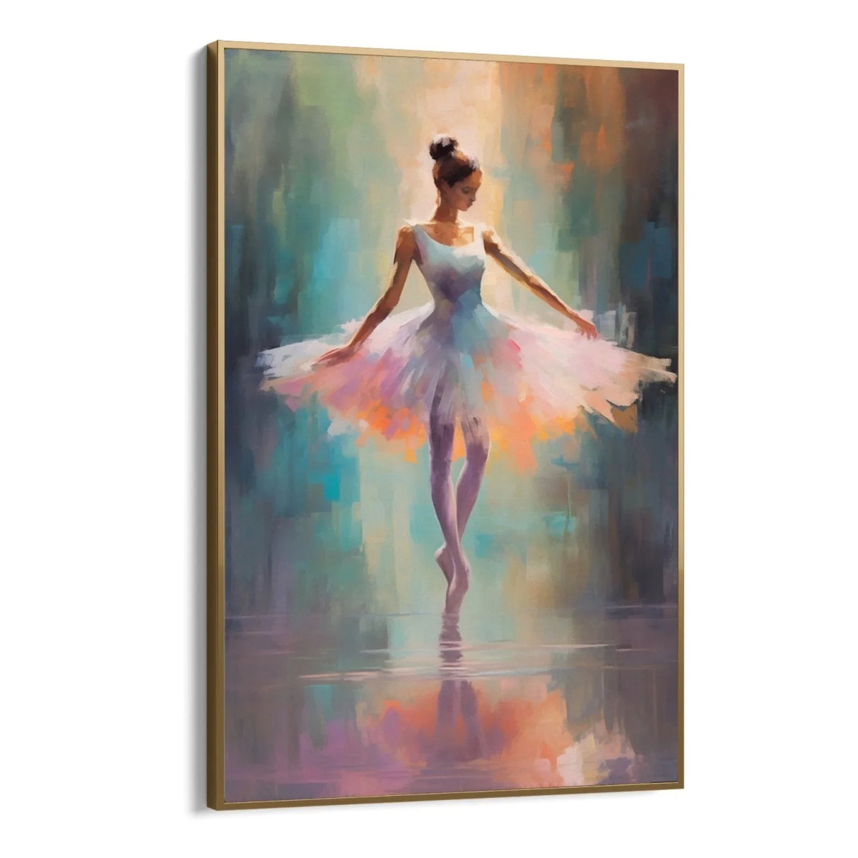 Quadro Stampa su Tela Delicata Ballerina - CupidoDesign