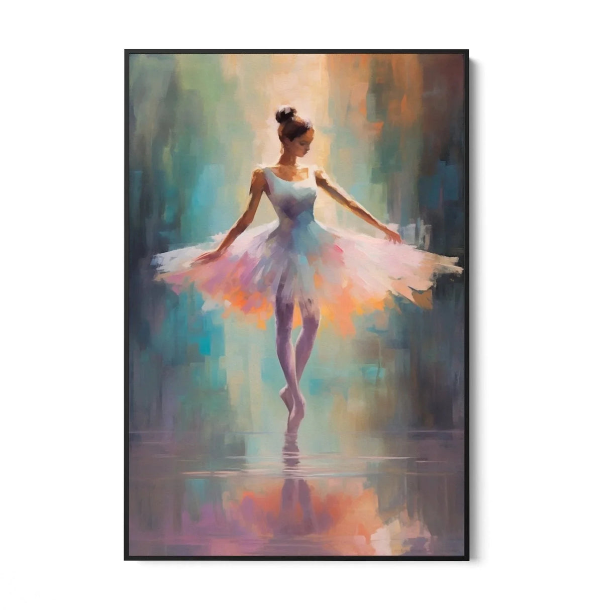 Quadro Stampa su Tela Delicata Ballerina - CupidoDesign