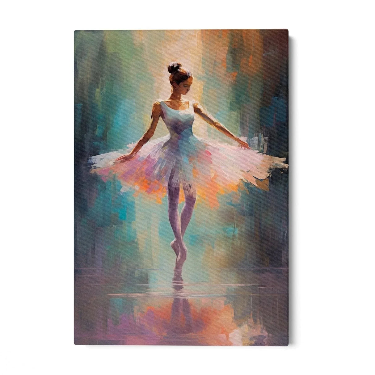 Quadro Stampa su Tela Delicata Ballerina - CupidoDesign