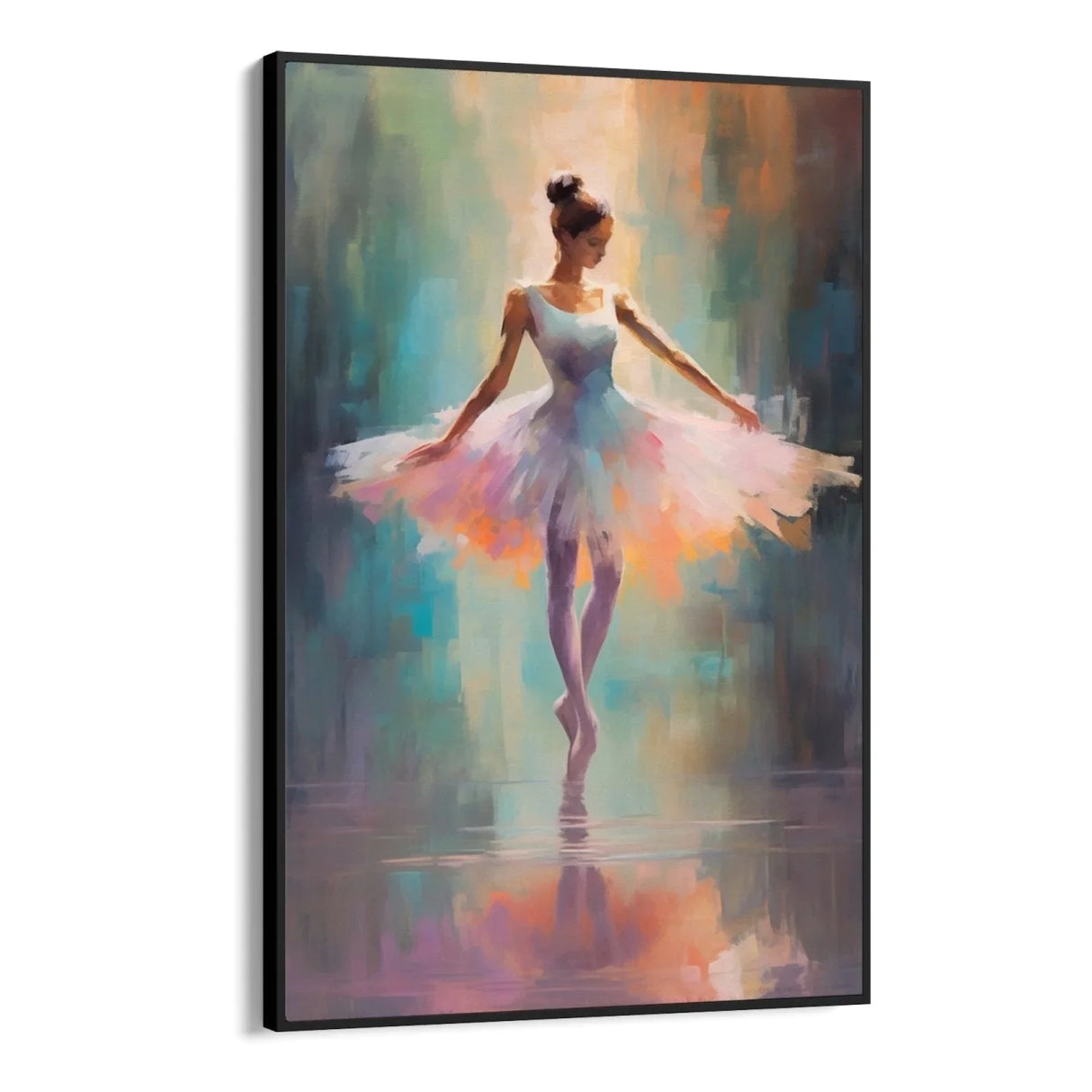 Quadro Stampa su Tela Delicata Ballerina - CupidoDesign