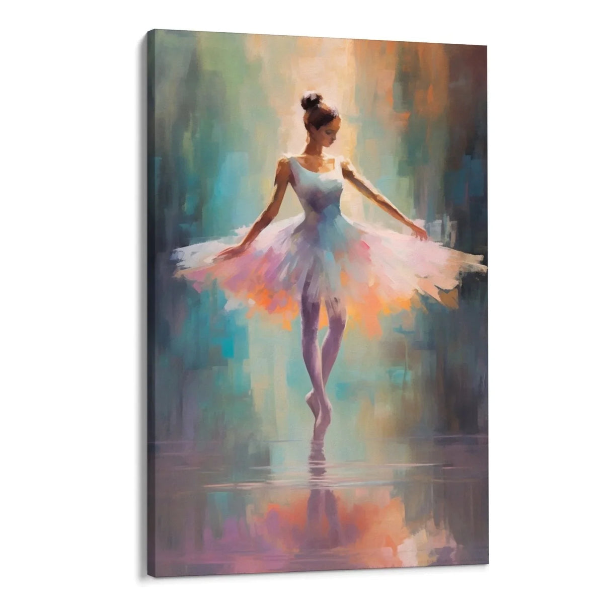 Quadro Stampa su Tela Delicata Ballerina - CupidoDesign