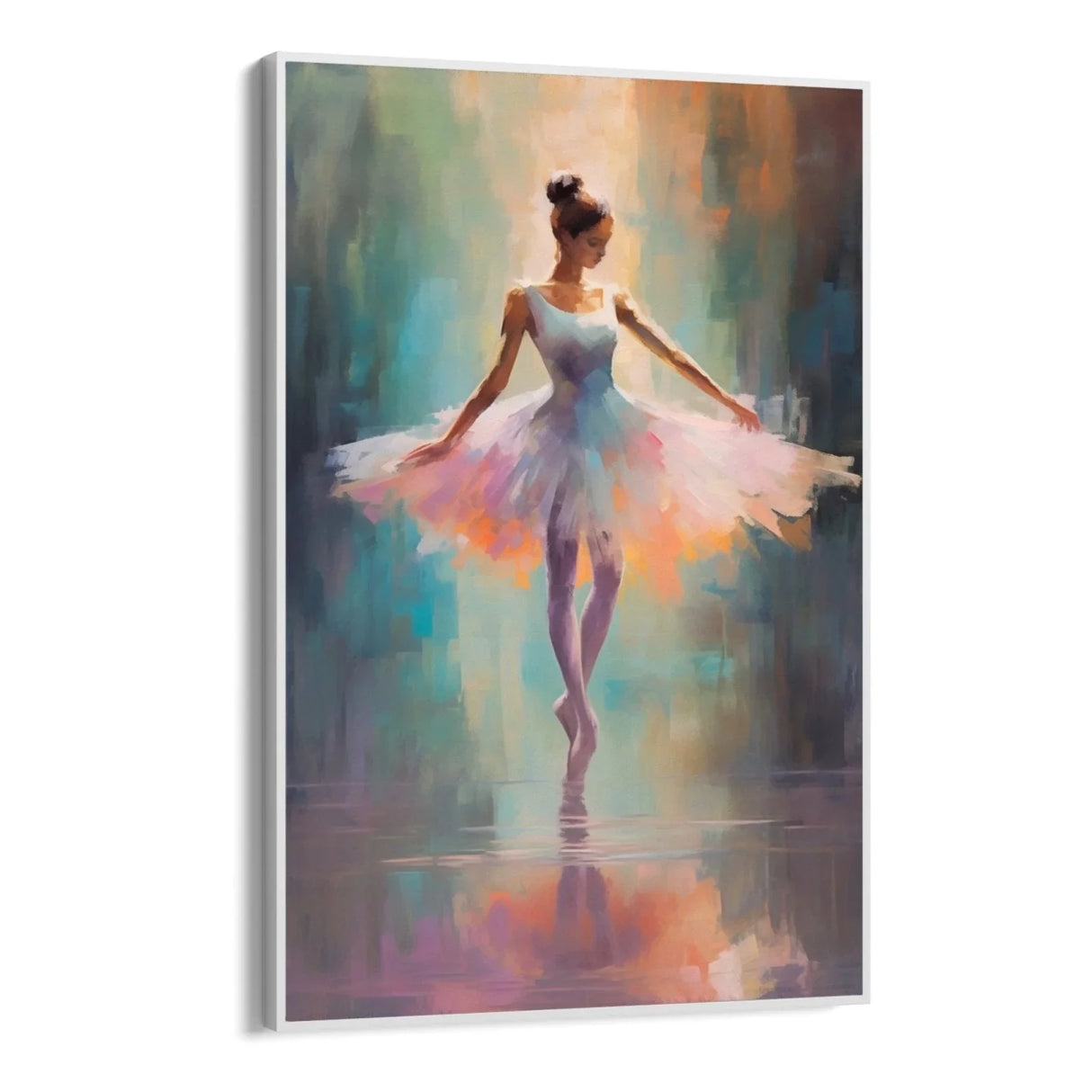 Quadro Stampa su Tela Delicata Ballerina - CupidoDesign