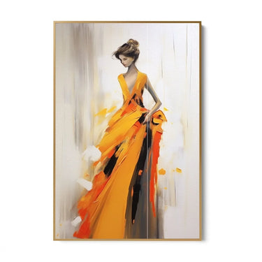 Quadro Stampa su Tela Delicatezza Arancione - CupidoDesign