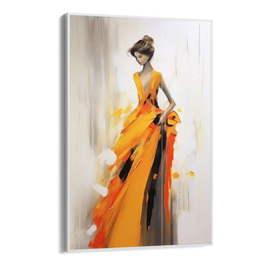 Quadro Stampa su Tela Delicatezza Arancione - CupidoDesign