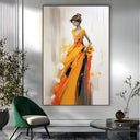 Quadro Stampa su Tela Delicatezza Arancione - CupidoDesign