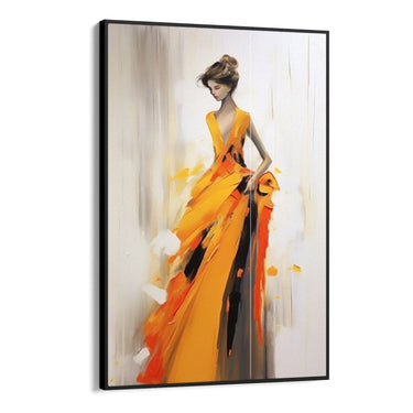 Quadro Stampa su Tela Delicatezza Arancione - CupidoDesign