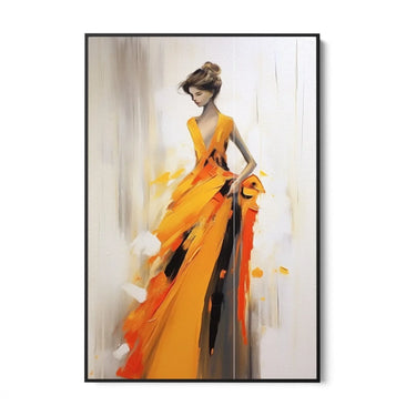 Quadro Stampa su Tela Delicatezza Arancione - CupidoDesign