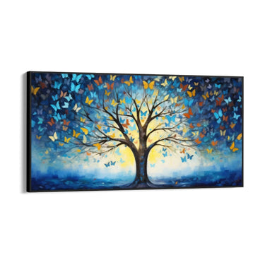 Quadro Stampa su Tela Delicato di Farfalle - CupidoDesign