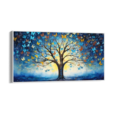 Quadro Stampa su Tela Delicato di Farfalle - CupidoDesign
