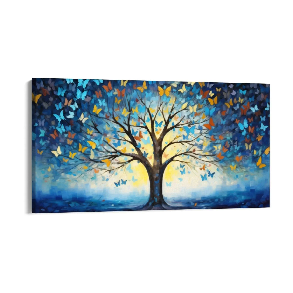Quadro Stampa su Tela Delicato di Farfalle - CupidoDesign