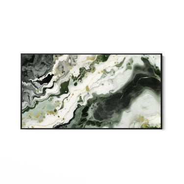Quadro Stampa su Tela Delicato Marmo Verde - CupidoDesign