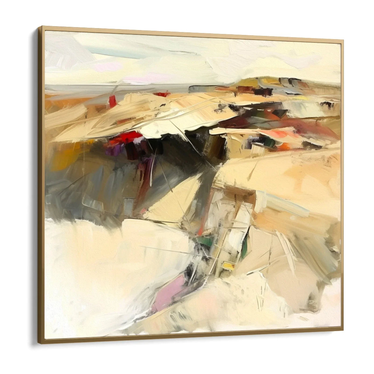Quadro Stampa su Tela Deserto Astratto - CupidoDesign