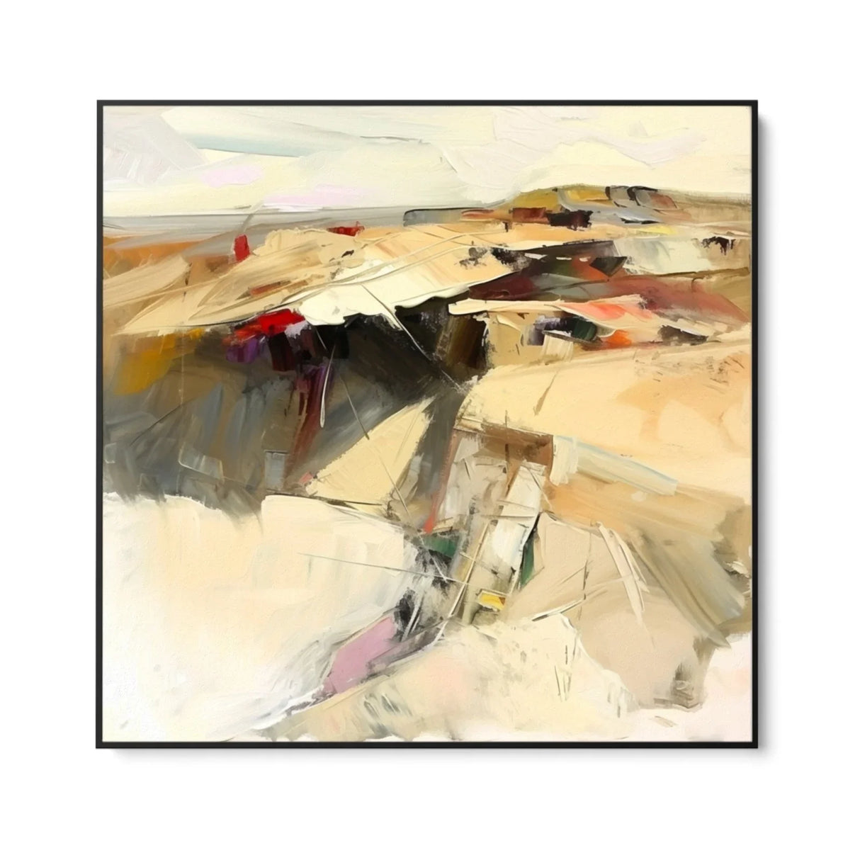 Quadro Stampa su Tela Deserto Astratto - CupidoDesign