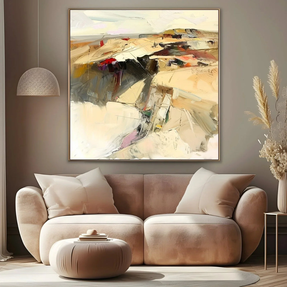 Quadro Stampa su Tela Deserto Astratto - CupidoDesign
